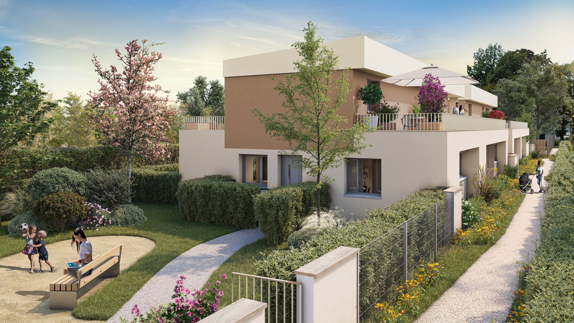 Greencity immobilier - achat appartements neufs du T2 au T3 - Résidence Le Florencia - 31300 Toulouse