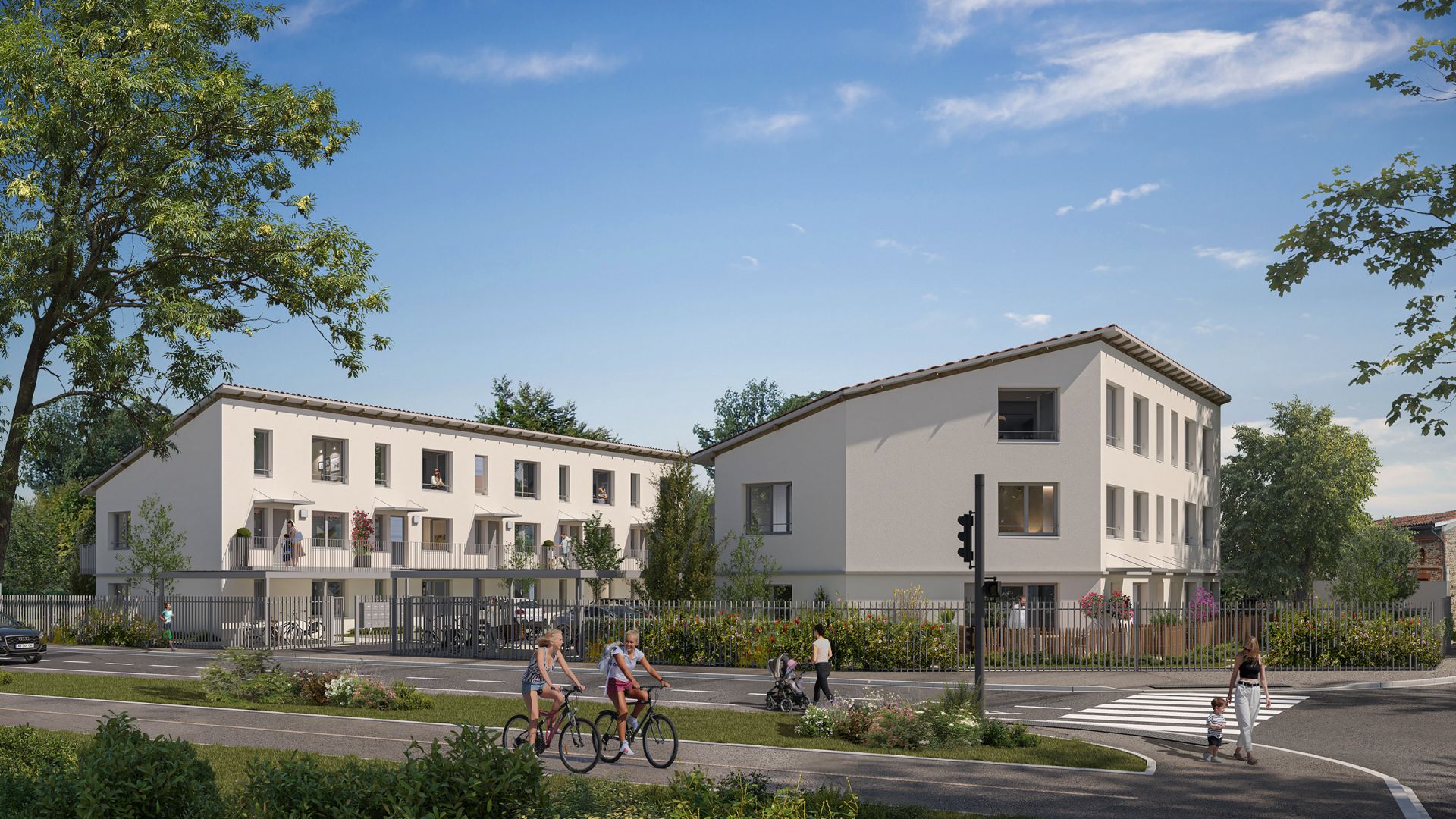 Greencity immobilier - achat appartements neufs du T2 au T3 Duplex - Résidence Jardins de Brennus 2 - 31200 Toulouse