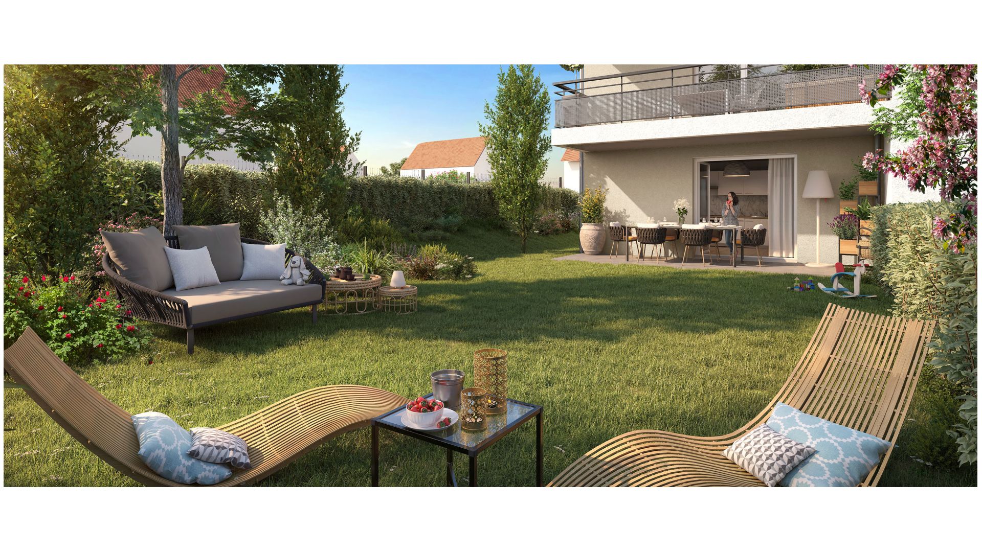 Greencity immobilier - achat appartements neufs du T2 au T3 - Résidence Passage Pasteur - 78440 Gargenville