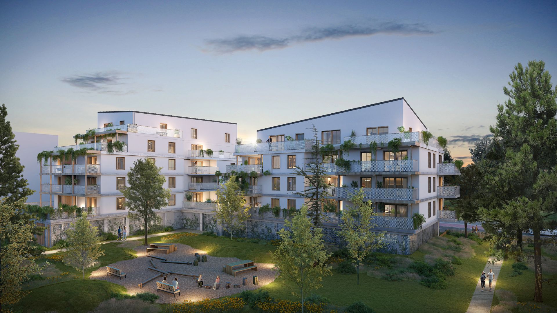 Greencity immobilier - achat appartements neufs du T2 au T4 - Résidence Wood Garden - 49000 Angers